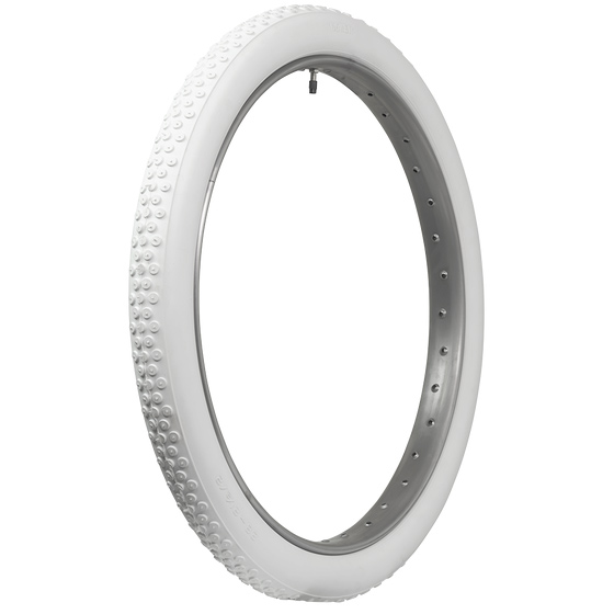 Coker Classic Cycle | All White Button Tread | 28x2 1/2