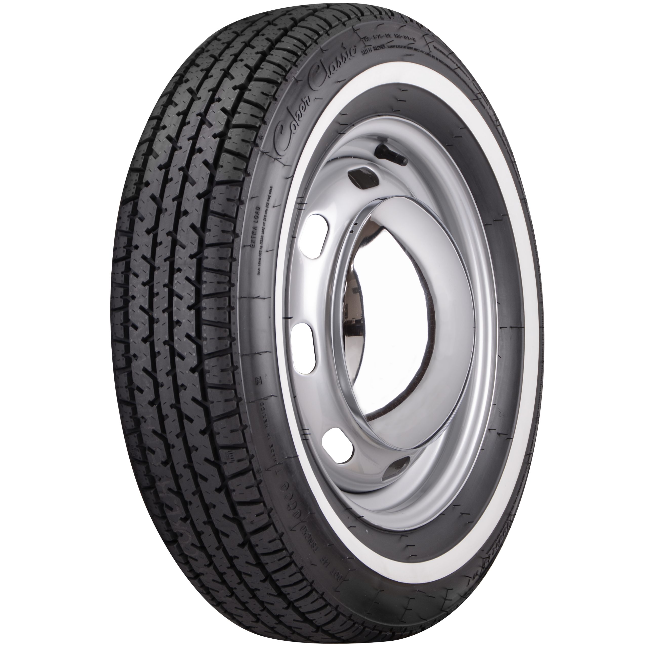 Coker Classic Star Series | 3/4 Inch Whitewall | 195/75R15